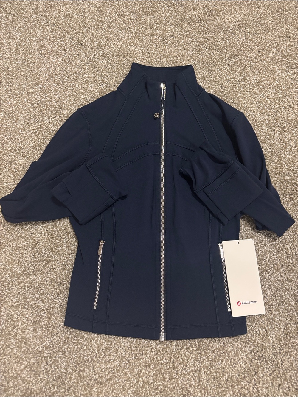 lululemon athletica Navy Full‑Zip Utility Jacket